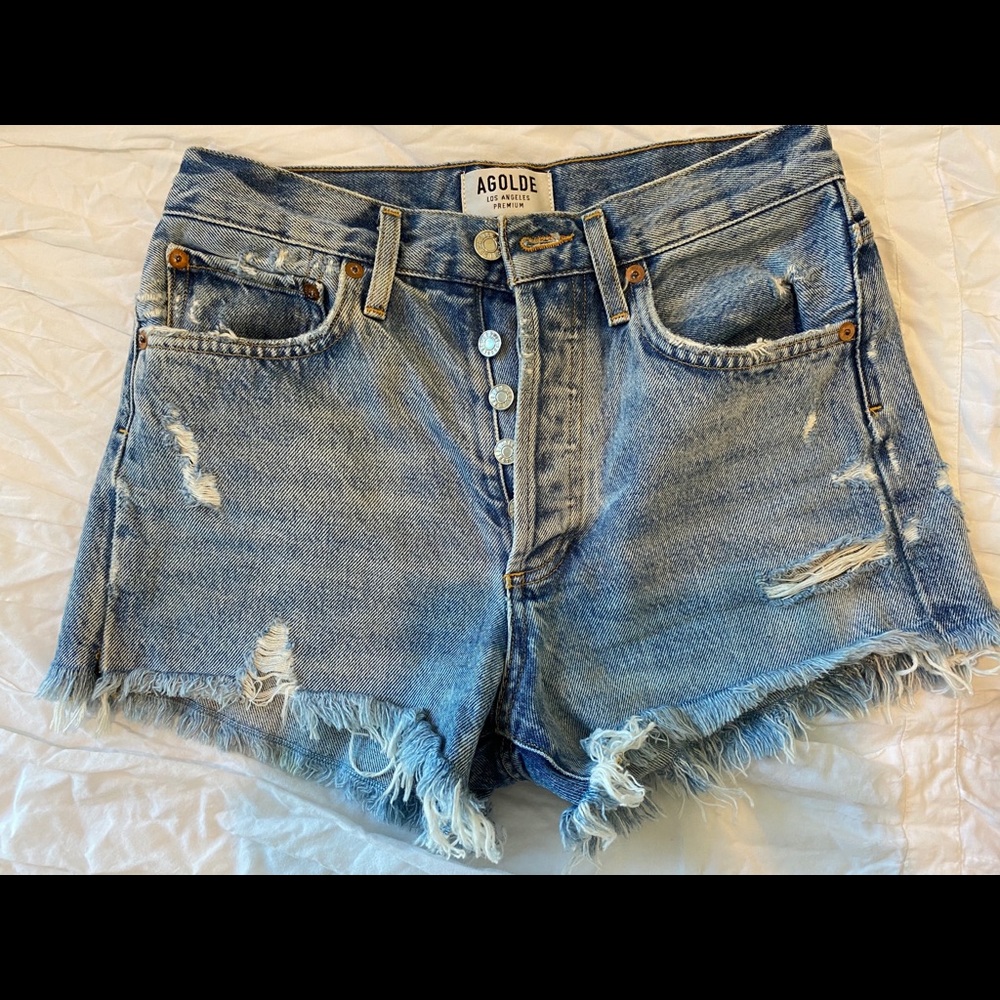 AGOLDE Parker Vintage Cut Off Short in Swapmeet